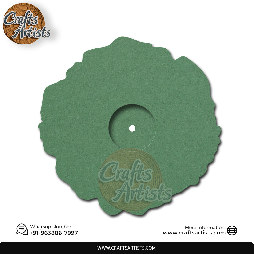 Round Geode MDF HDF Clock Base | Sharp & Rounded Edge | Waterproof Art & Craft Board | 6mm, 8mm, 12mm & 18mm