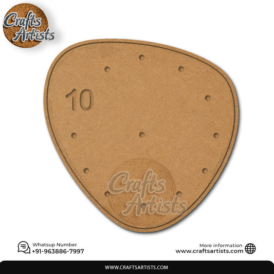 CrossEgg MDF HDF Clock Base | Sharp Edge | Waterproof Art & Craft Board | 6mm, 8mm, 12mm & 18mm