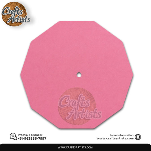Octagonal Round MDF HDF Clock Base | Sharp | Waterproof Art & Craft Board | 6mm, 8mm, 12mm & 18mm