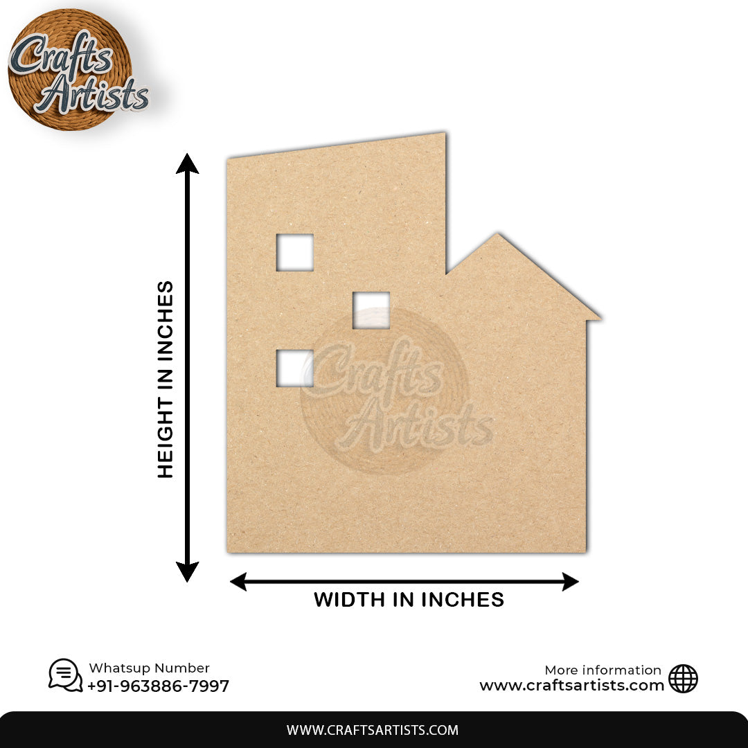 Custom MDF Laser Cut Name Plate for Home Decor Design 3