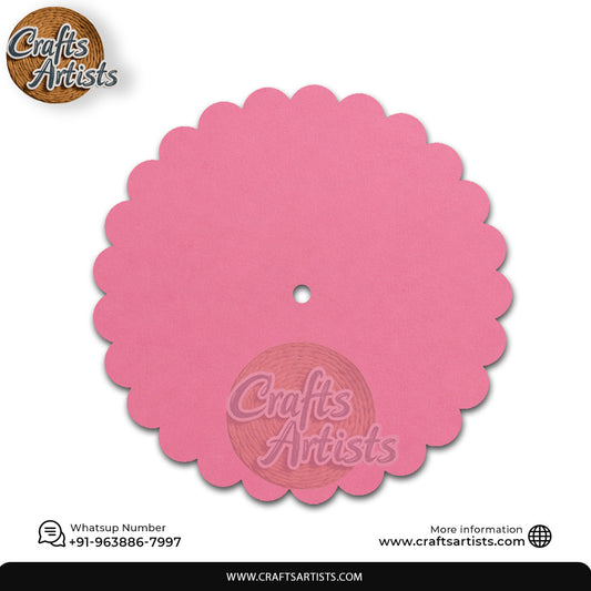 Wavy Edge Round MDF HDF Clock Base |Chauras MDF HDF Clock Base | Sharp Edge | Waterproof Art & Craft Board | 6mm, 8mm, 12mm & 18mm| Waterproof Art & Craft Board | 6mm, 8mm, 12mm & 18mm