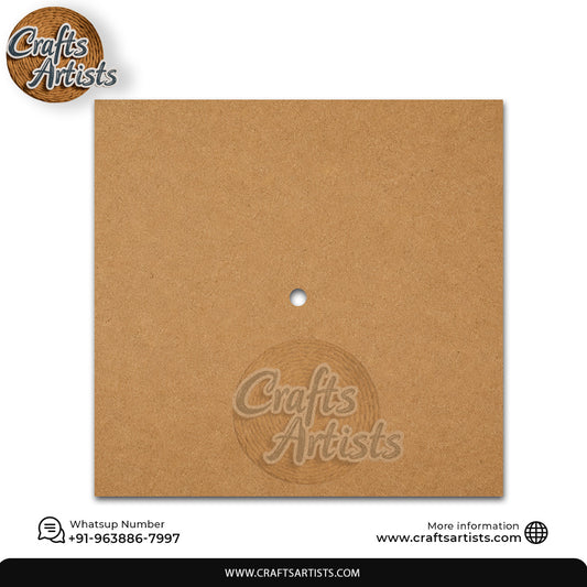 Chauras MDF HDF Clock Base | Sharp Edge | Waterproof Art & Craft Board | 6mm, 8mm, 12mm & 18mm