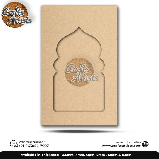 Decorative Jharokha MDF Panel for Home Wall Hanging Design 001