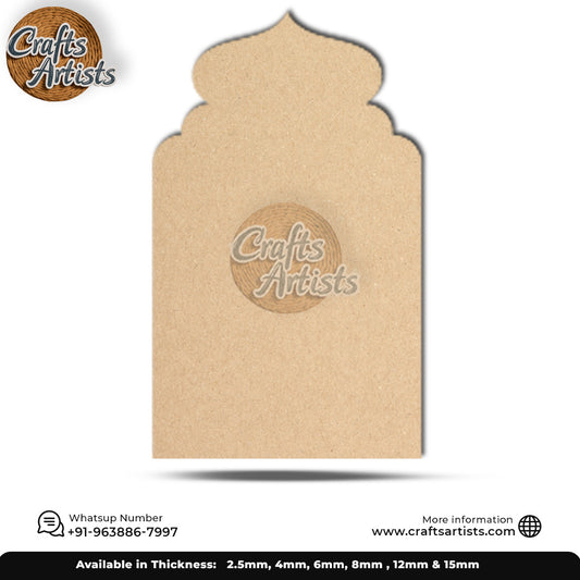 Jharokha Laser Cutout MDF Wall Decor Design 010