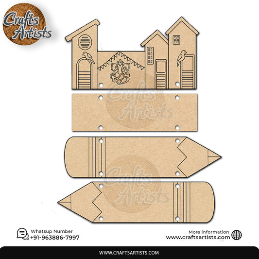 MDF Wall Hanging Plaque Laser Cut Design 015