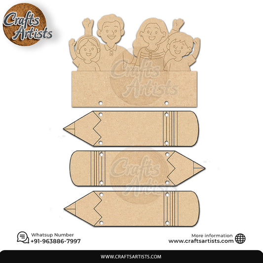 MDF Wall Hanging Plaque Laser Cut Design 018