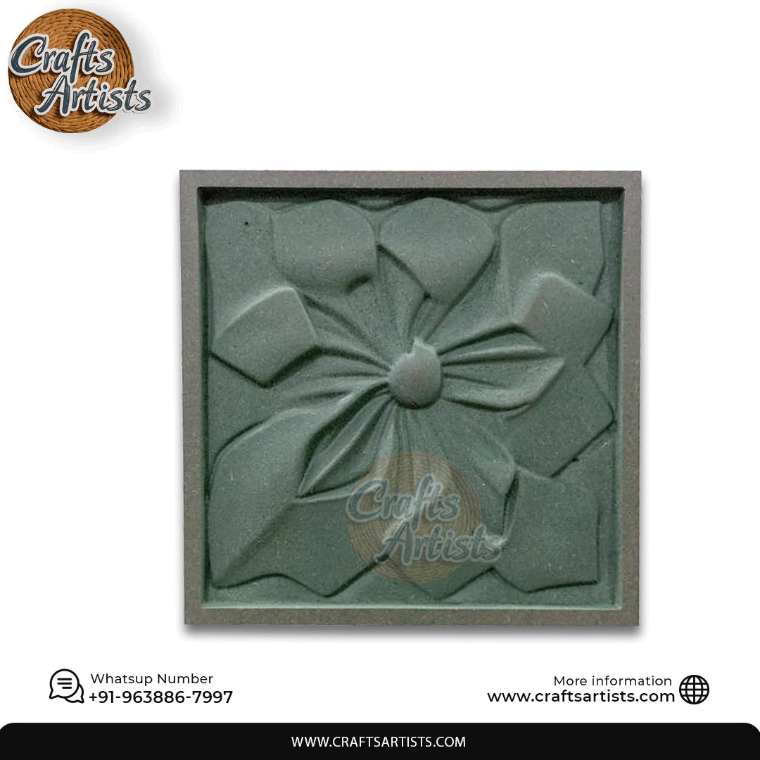 Premium 3D Textured Wall Panels Set -19-CNC Cut- Design 1