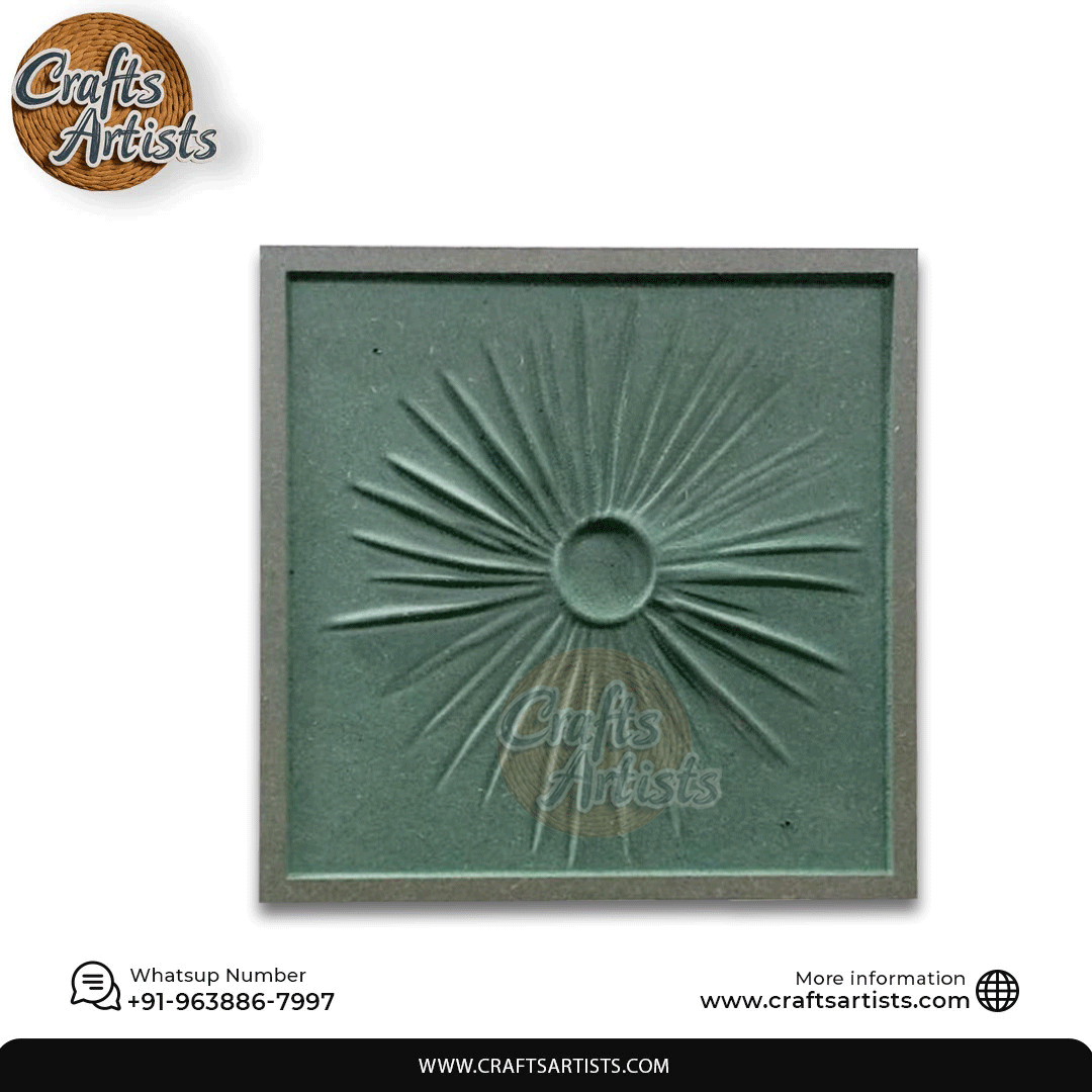 Premium 3D Textured Wall Panels Set -19-CNC Cut- Design 1