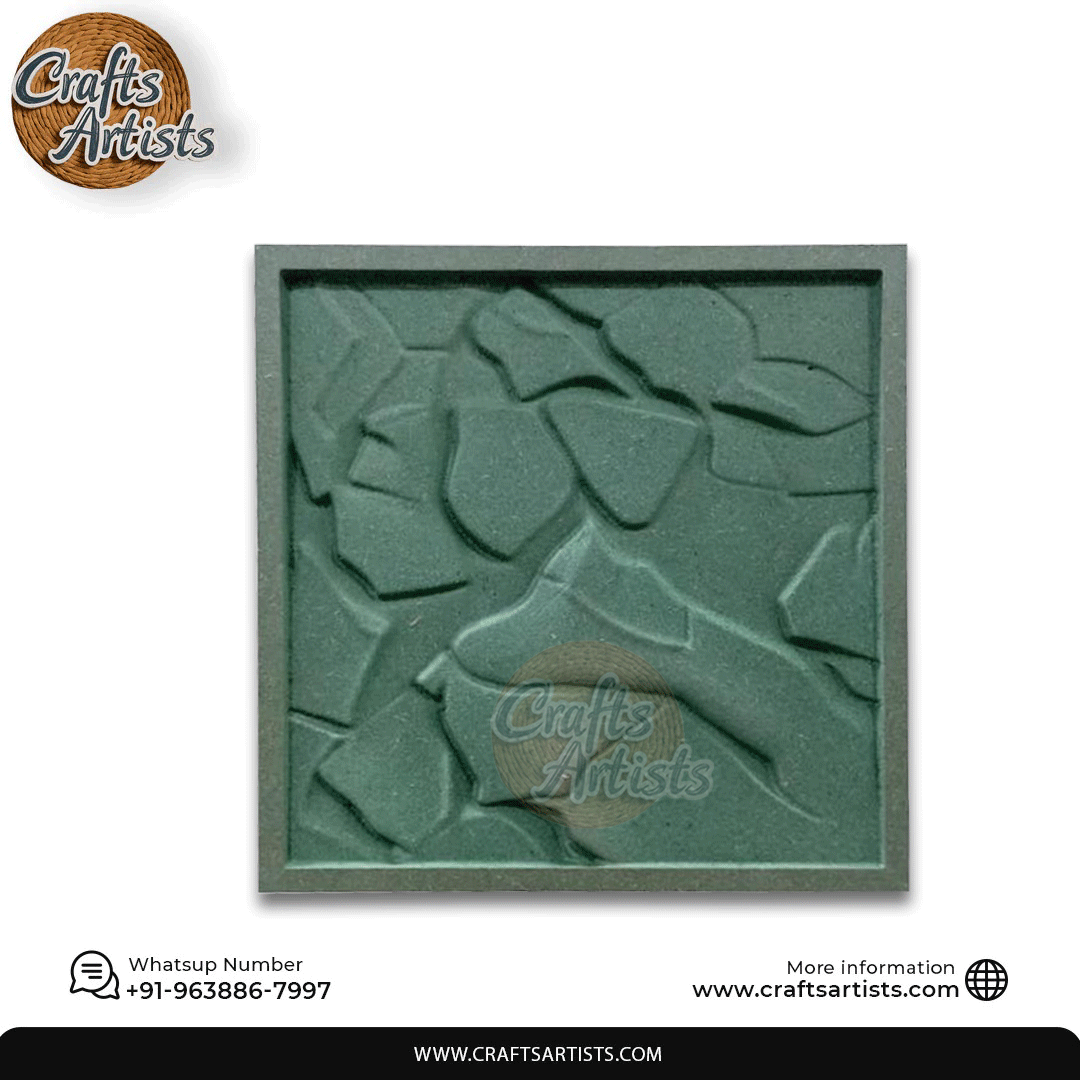 Premium 3D Textured Wall Panels Set -19-CNC Cut- Design 1