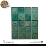 Premium 3D Textured Wall Panels Set -19-CNC Cut- Design 1