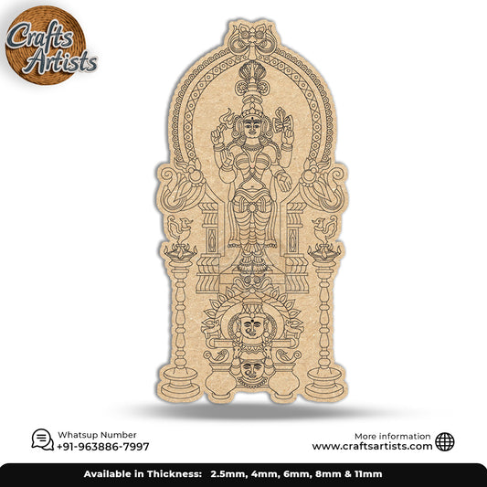 Adhishakthi  Premarked  MDF Cut-Out Design-1