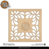 Carving Design MDF Laser Cut Base | Decorative Pattern – Design-1