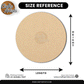 Carving Design MDF Laser Cut Base | Decorative Pattern – Design-1