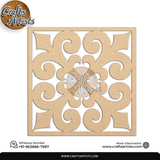 Carving Design MDF Laser Cut Base | Decorative Pattern – Design-13