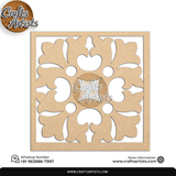 Carving Design MDF Laser Cut Base | Decorative Pattern – Design-14