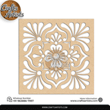 Carving Design MDF Laser Cut Base | Decorative Pattern – Design-2
