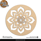 Carving Design MDF Laser Cut Base | Decorative Pattern – Design-4