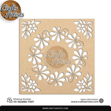 Carving Design MDF Laser Cut Base | Decorative Pattern – Design-7