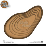 Luxury Agate Resin Geode MDF Wall Art Design-1 | Premium Multilayer Wooden Wall Decor