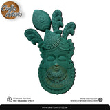 Luxury Krishna Face 3D HDM CNC Wall Art | Decorative CNC Cutout for Home & Temple