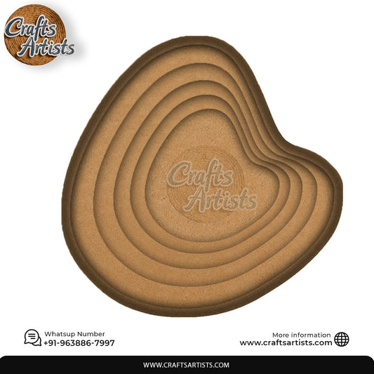 Luxury Agate Resin Geode MDF Wall Art Design-5 | Premium Multilayer Wooden Wall Decor