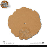 Round Geode MDF HDF Clock Base | Sharp & Rounded Edge | Waterproof Art & Craft Board | 6mm, 8mm, 12mm & 18mm