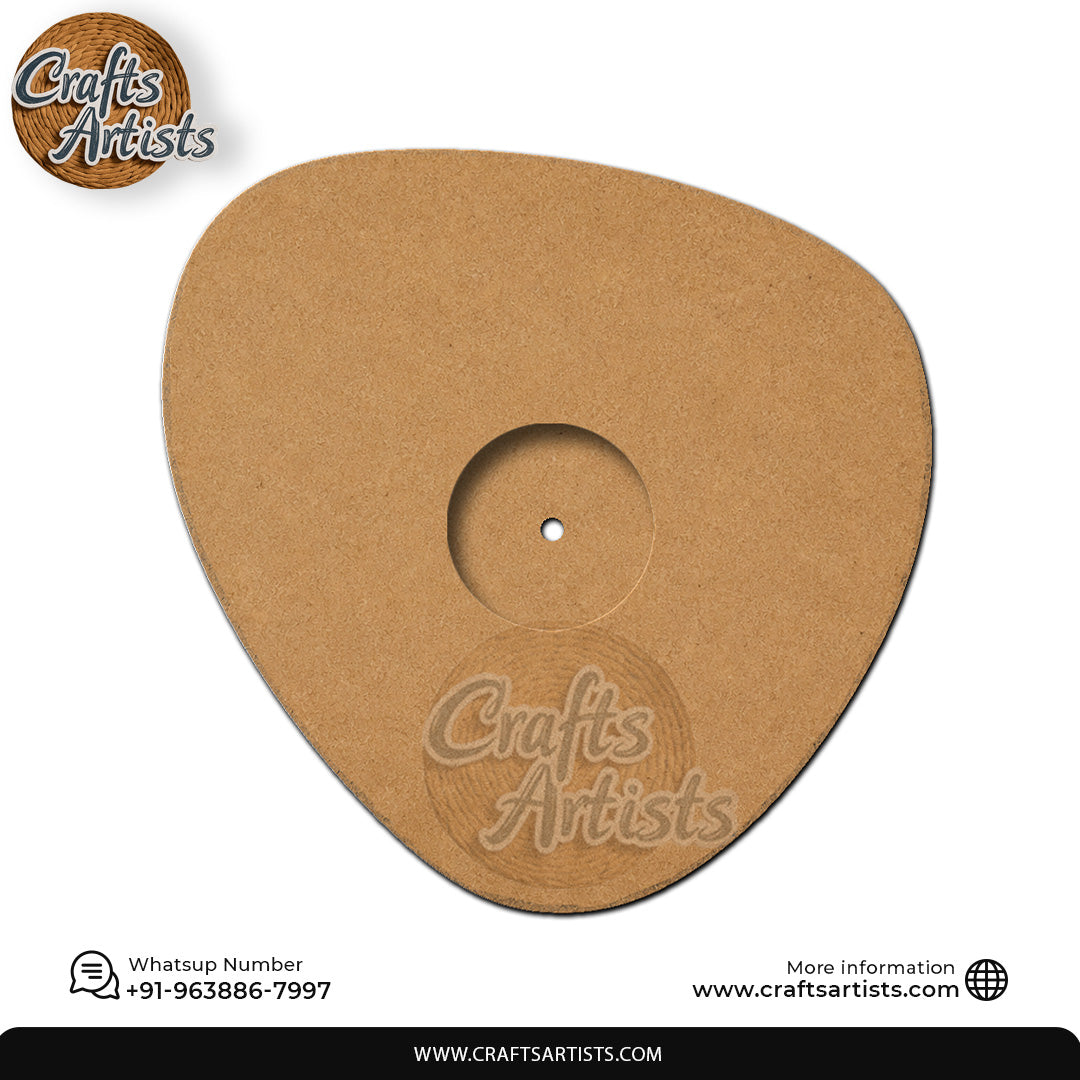 CrossEgg MDF HDF Clock Base | Sharp Edge | Waterproof Art & Craft Board | 6mm, 8mm, 12mm & 18mm