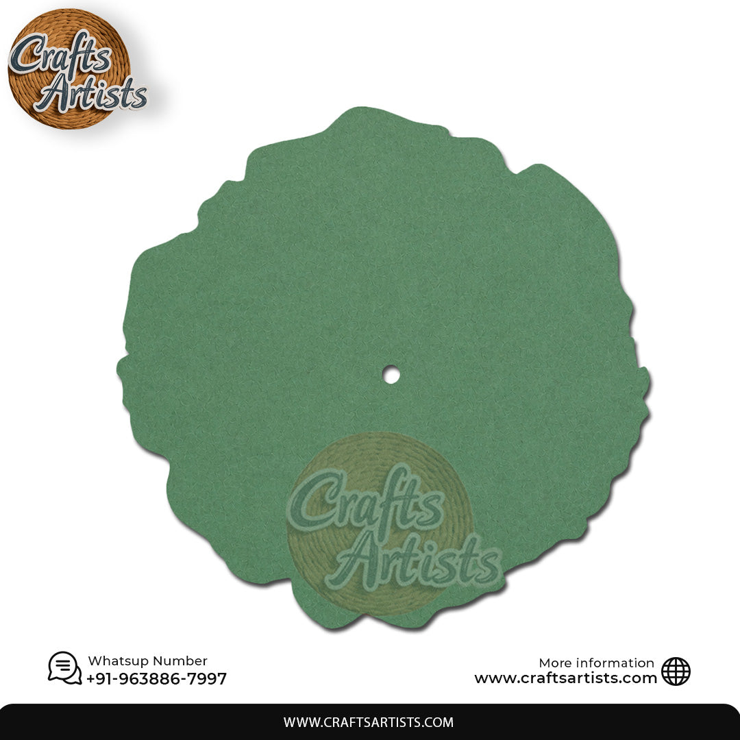 Round Geode MDF HDF Clock Base | Sharp & Rounded Edge | Waterproof Art & Craft Board | 6mm, 8mm, 12mm & 18mm