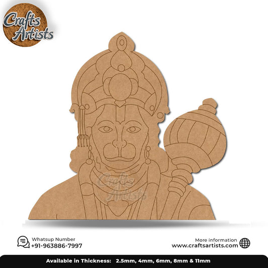 Hnuman Premarked MDF Cut Out - Design 1