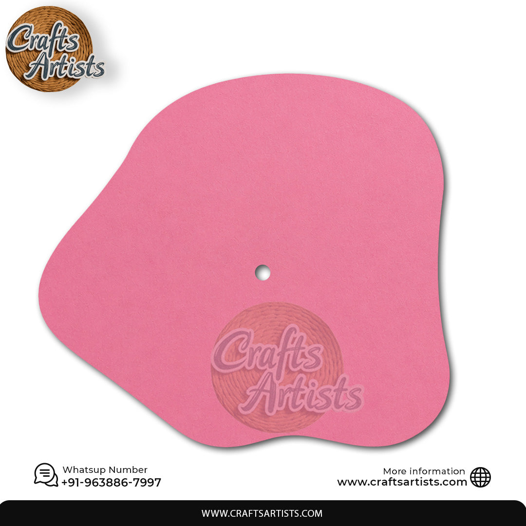 Irregular Circle MDF HDF Clock Base | Sharp Edge | Waterproof Art & Craft Board | 6mm, 8mm, 12mm & 18mm