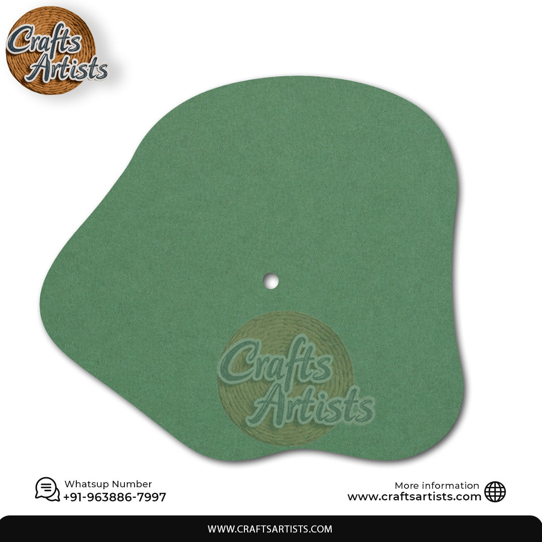 Irregular Circle MDF HDF Clock Base | Sharp Edge | Waterproof Art & Craft Board | 6mm, 8mm, 12mm & 18mm