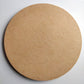 Round MDF Wooden Board for Crafts | Smooth Surface DIY Base | Multi-Purpose Craft Circle