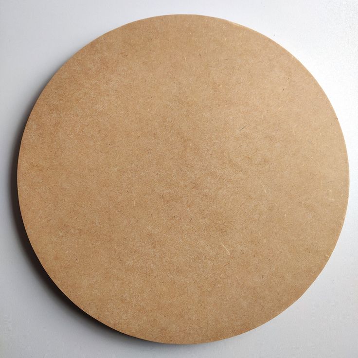 Round MDF Wooden Board for Crafts | Smooth Surface DIY Base | Multi-Purpose Craft Circle