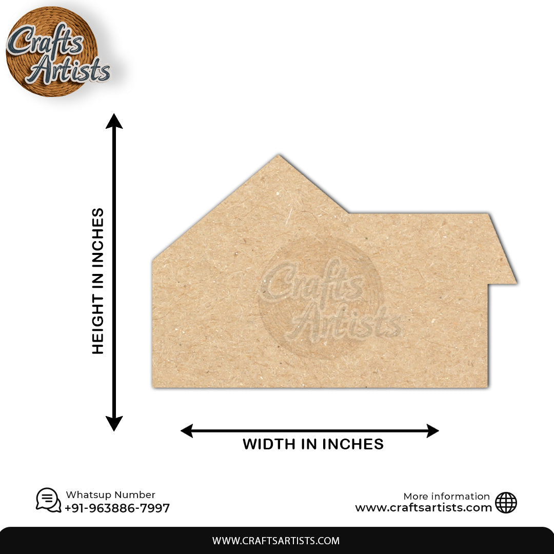 Custom MDF Laser Cut Name Plate for Home Decor Design 11