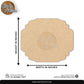 Custom MDF Laser Cut Name Plate for Home Decor Design 15