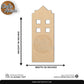 Custom MDF Laser Cut Name Plate for Home Decor Design 4