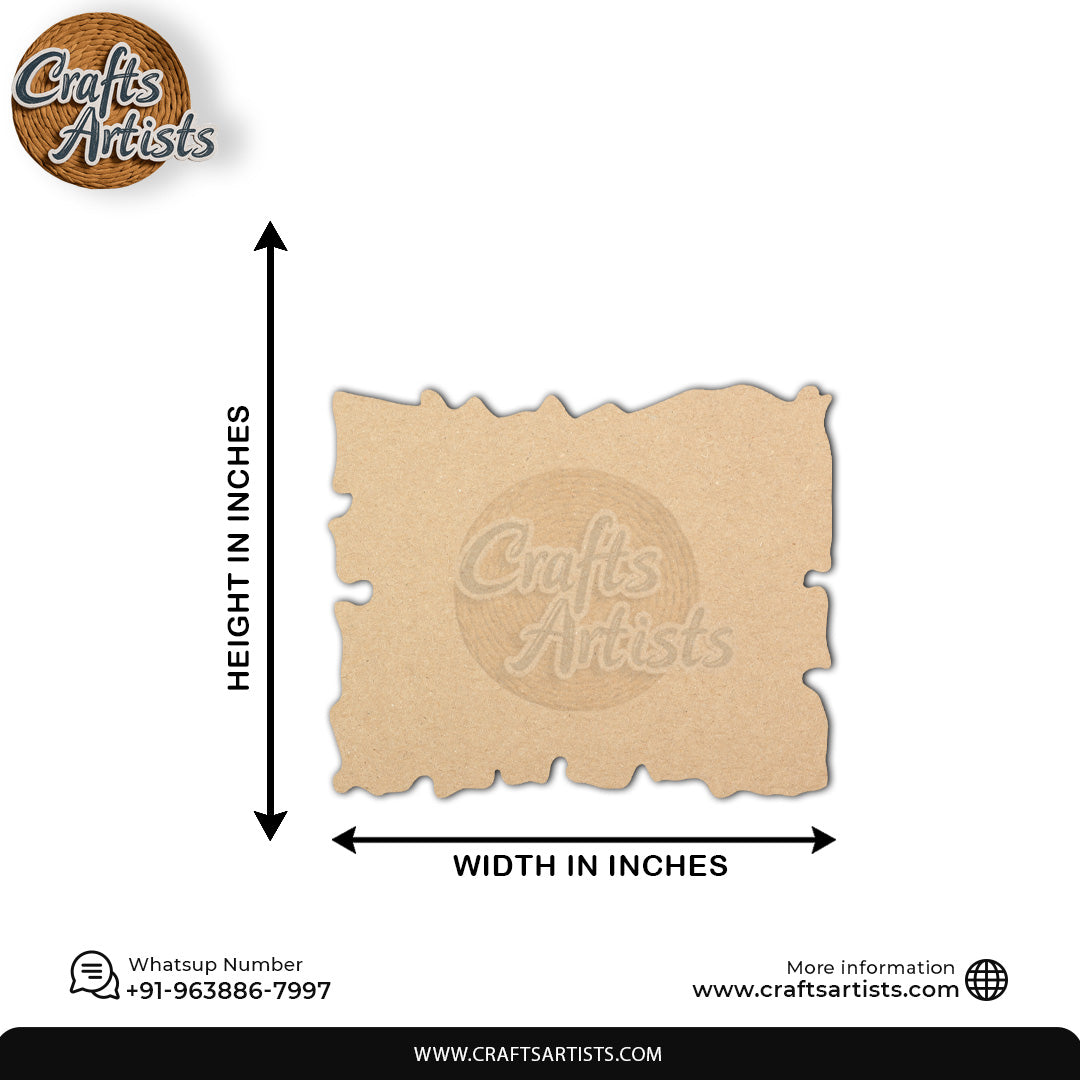 Custom MDF Laser Cut Name Plate for Home Decor Design 6