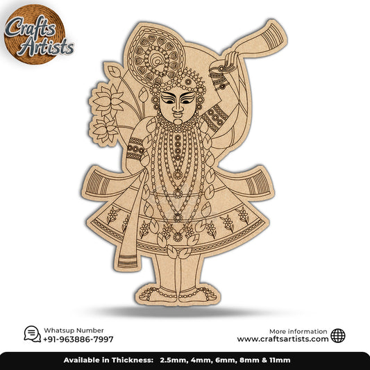 Shrinathj MDF Premarked Cut-Out Design-1