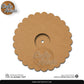 Wavy Edge Round MDF HDF Clock Base |Chauras MDF HDF Clock Base | Sharp Edge | Waterproof Art & Craft Board | 6mm, 8mm, 12mm & 18mm| Waterproof Art & Craft Board | 6mm, 8mm, 12mm & 18mm