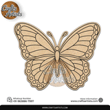 Butterfly Premarked MDF Laser  Cutouts Base | Design-23