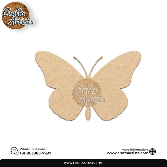 Butterfly MDF Laser Cut Fridge Magnet – Plain Base Design-29