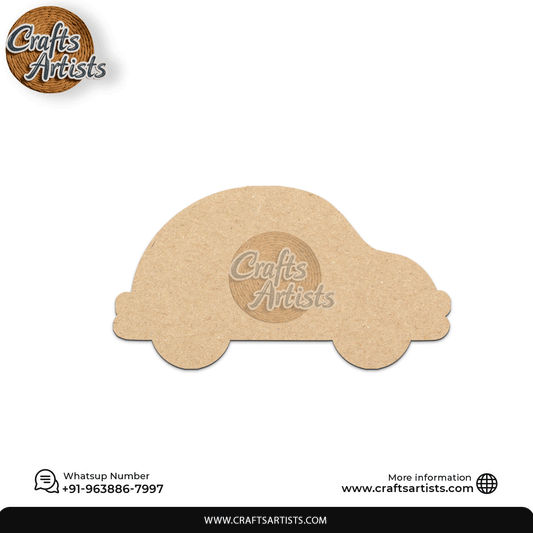 Car MDF Laser Cut Fridge Magnet – Plain Base Design-30