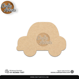 Cartoon Car MDF Laser Cut Fridge Magnet – Plain Base Design-32