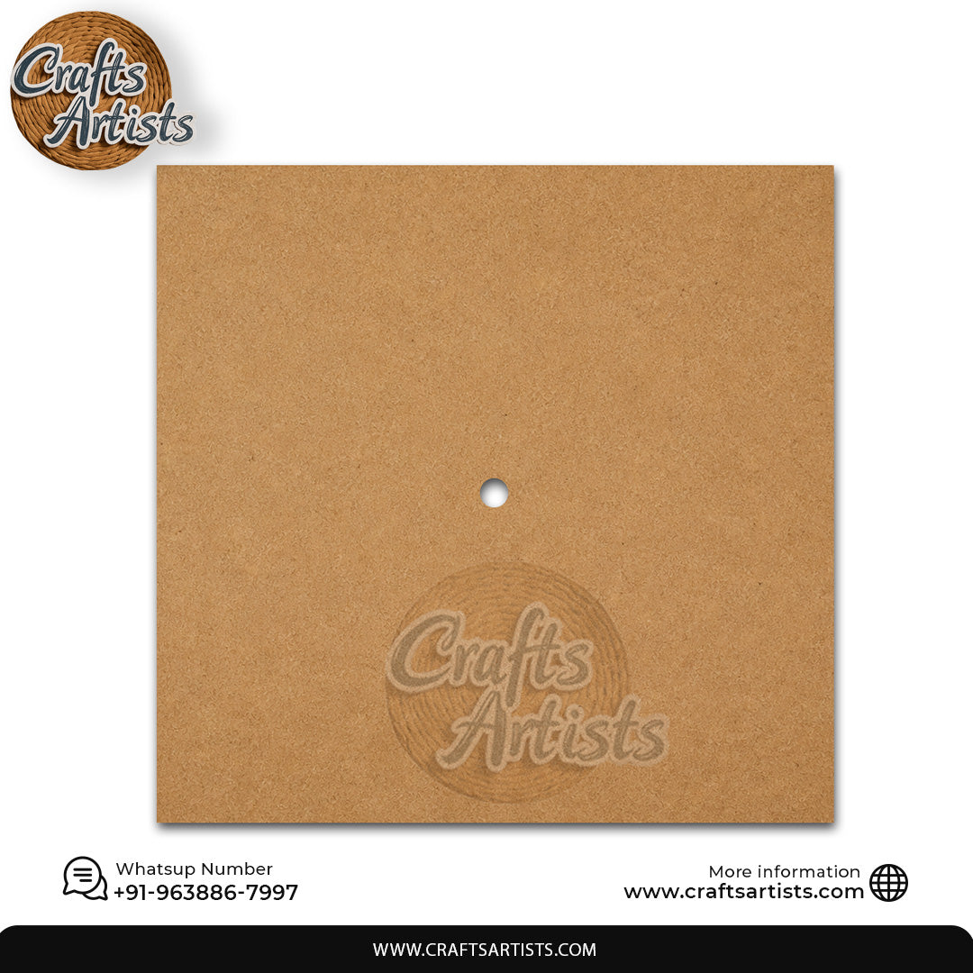 Chauras MDF HDF Clock Base | Sharp Edge | Waterproof Art & Craft Board | 6mm, 8mm, 12mm & 18mm