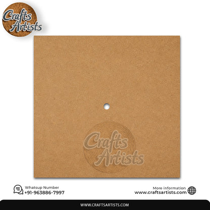 Chauras MDF HDF Clock Base | Sharp Edge | Waterproof Art & Craft Board | 6mm, 8mm, 12mm & 18mm