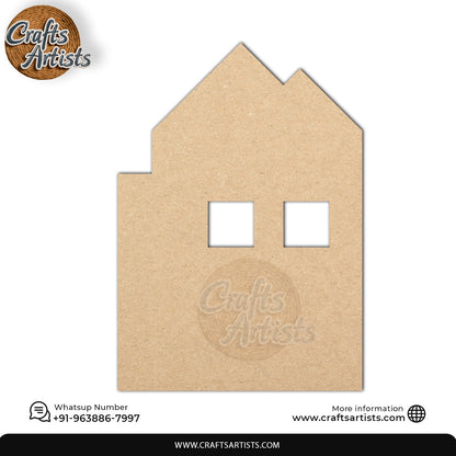 Custom MDF Laser Cut Name Plate for Home Decor Design 1
