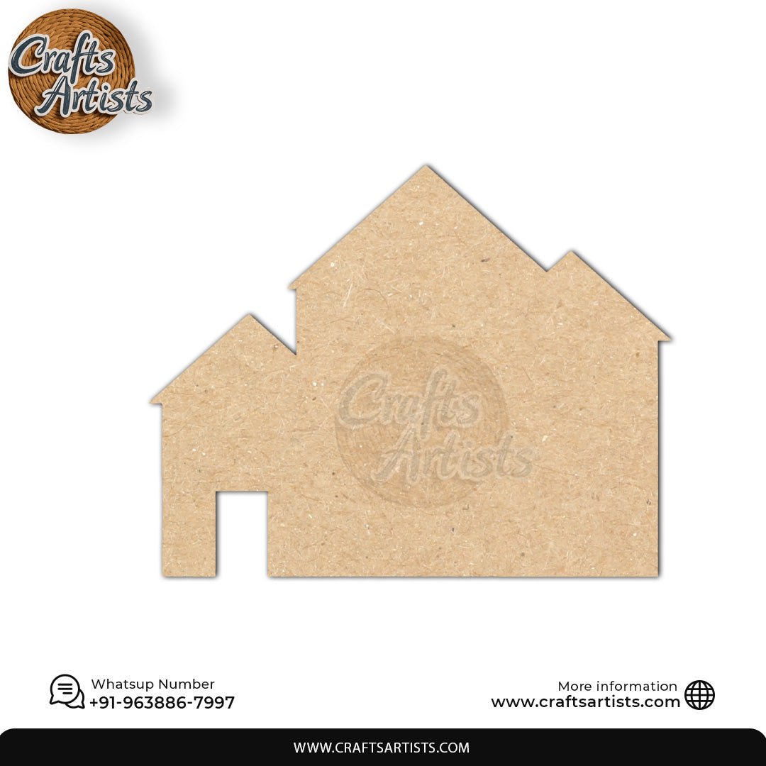 Custom MDF Laser Cut Name Plate for Home Decor Design 12