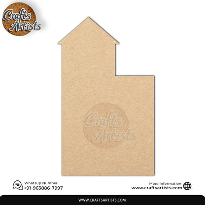 Custom MDF Laser Cut Name Plate for Home Decor Design 2