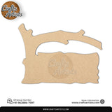 Custom MDF Laser Cut Name Plate for Home Decor Design 22