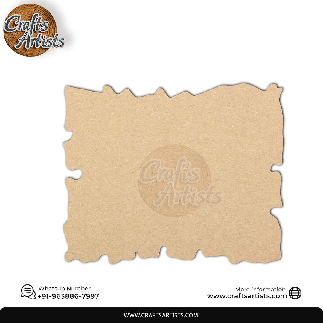 Custom MDF Laser Cut Name Plate for Home Decor Design 6